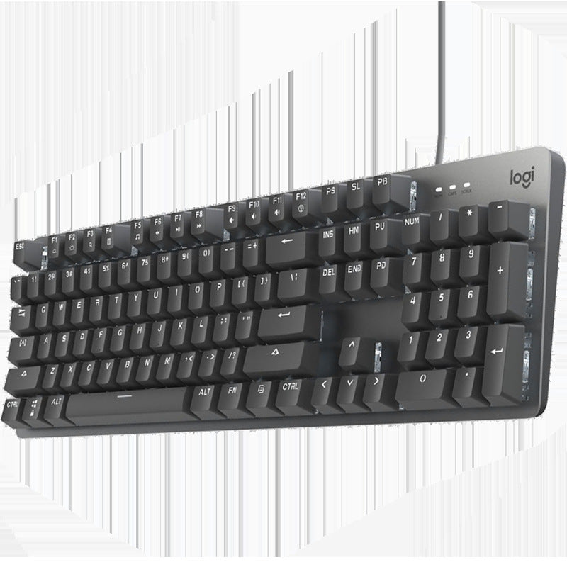 Logitech K845 mechanical backlit keyboard with wired connection, designed for gaming and PlayerUnknown's Battlegrounds.