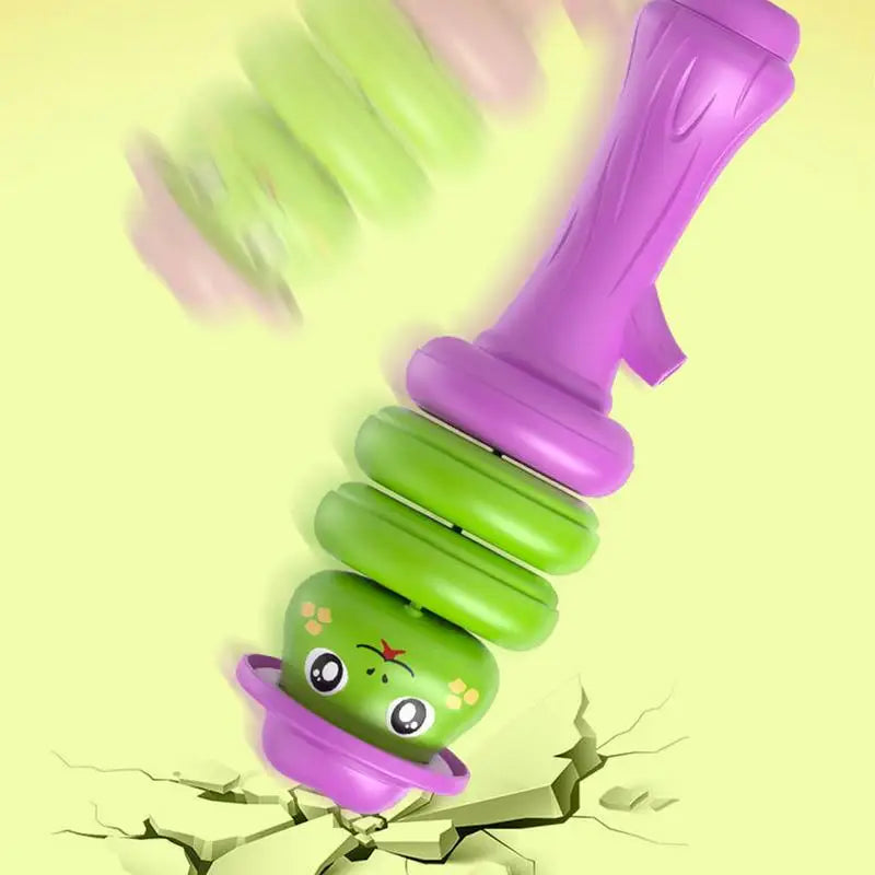 Cartoon snake-shaped whistle toy by eprolo featuring a twisting, rotating snake and duck design for decompression and balance fun.