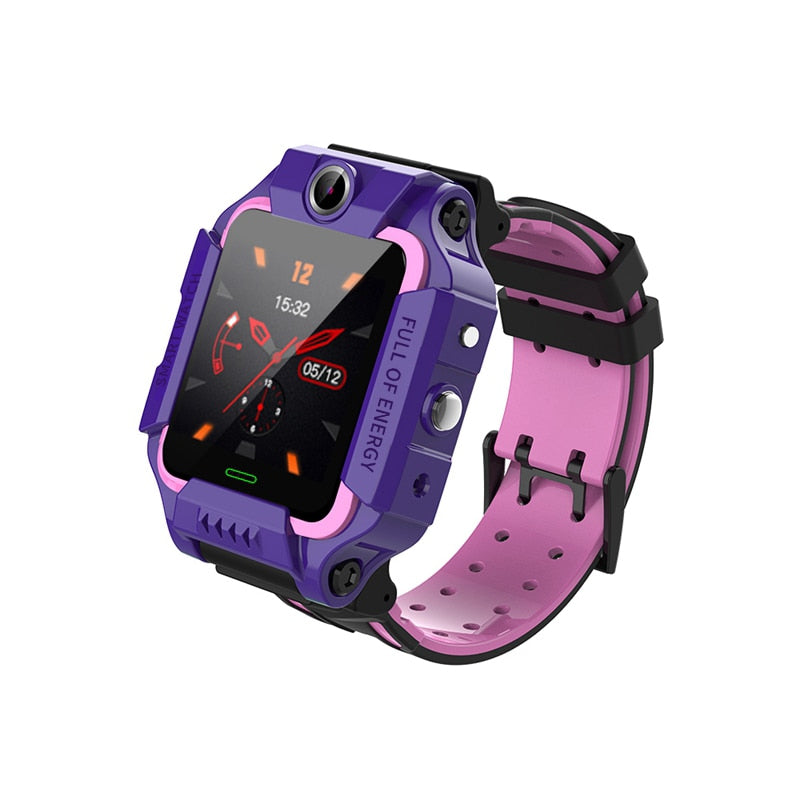 Eprolo Q19 dual cameras kids smart watch with flip design, waterproof, LBS positioning, SOS, and mobile phone features.