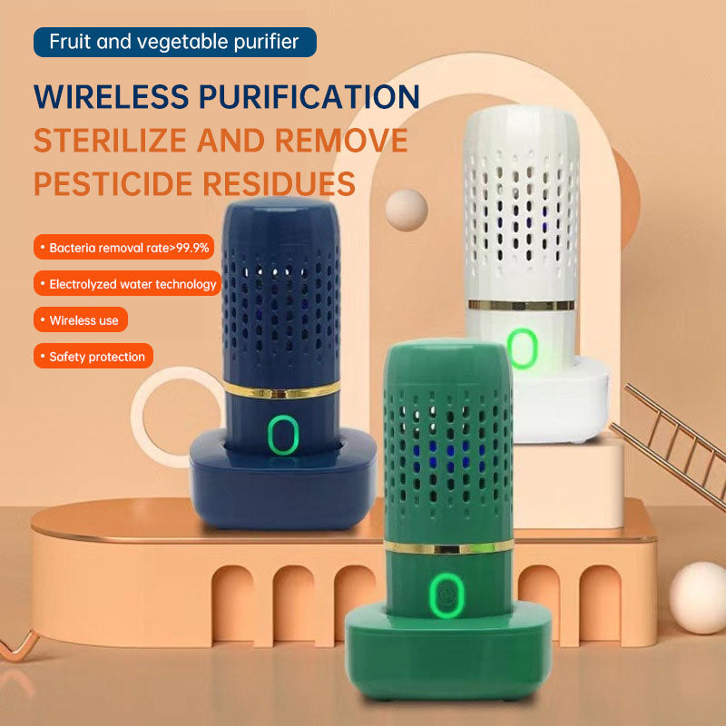 Portable eprolo intelligent fruit and vegetable purifier disinfection machine for cleaning and sanitizing fresh produce.