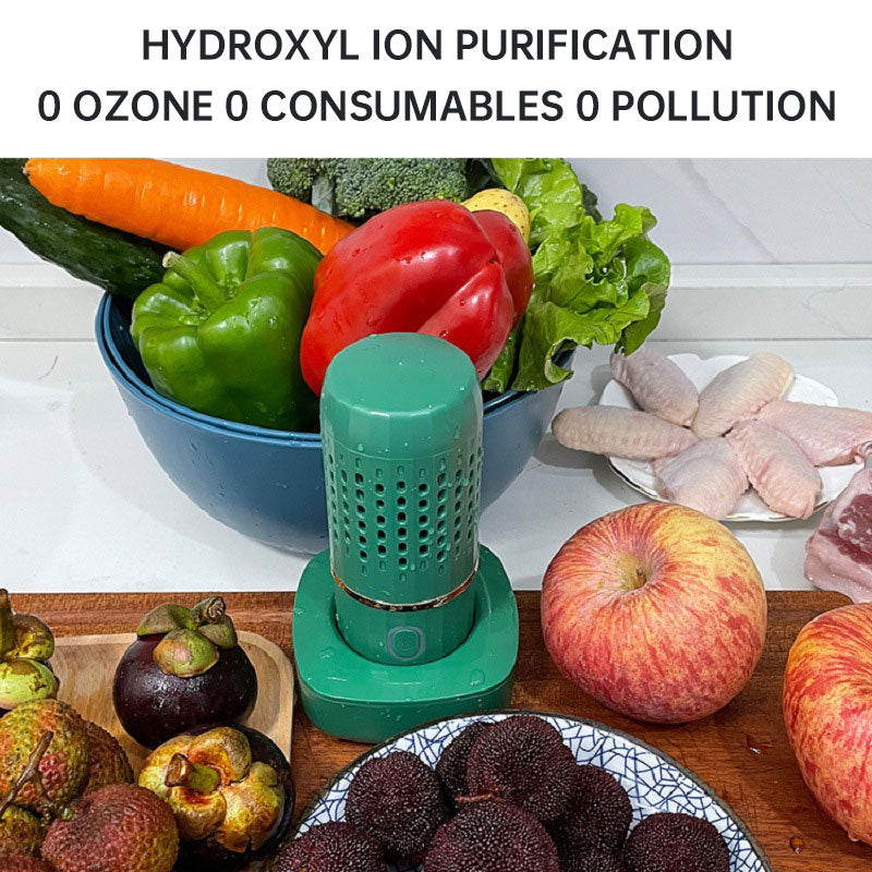 Portable eprolo intelligent fruit and vegetable purifier machine with digital controls for disinfecting produce.