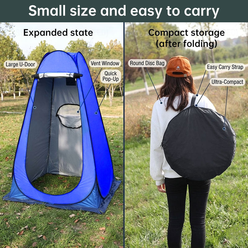 Portable Outdoor Camping Tent: Single Person, Changing Room, Shower, Storage/Fishing/Photography Tent - American Smart