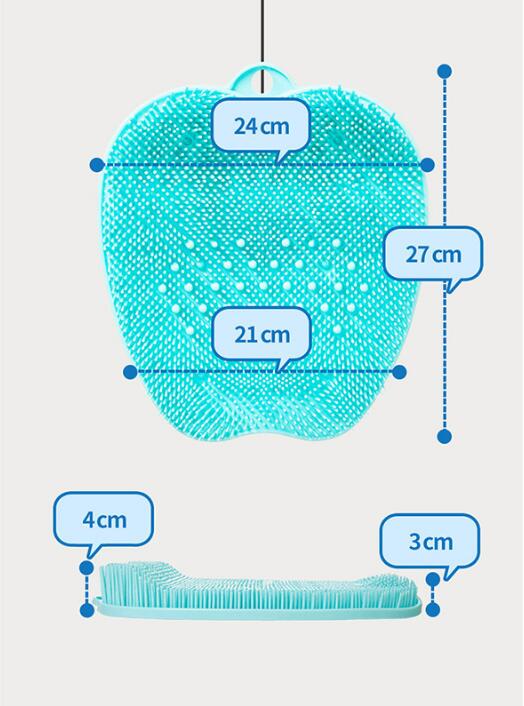 Eprolo foot massager and cleaning brush pad for pregnant women and elderly, with textured surface for washing and massage.