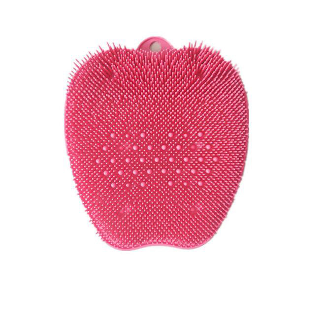 Pregnant women and elderly feet cleaning brush from eprolo, foot massager and wash scrubber with textured pad and ergonomic handle.