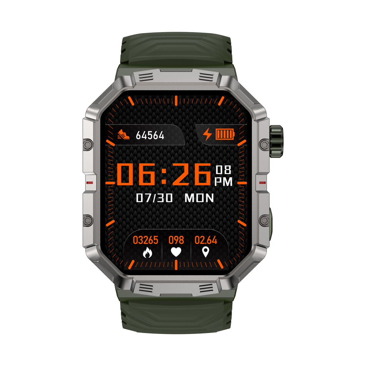 eprolo GW55 HD Bluetooth smart watch with NFC, multi-sport modes, voice call, and sleep monitoring display.