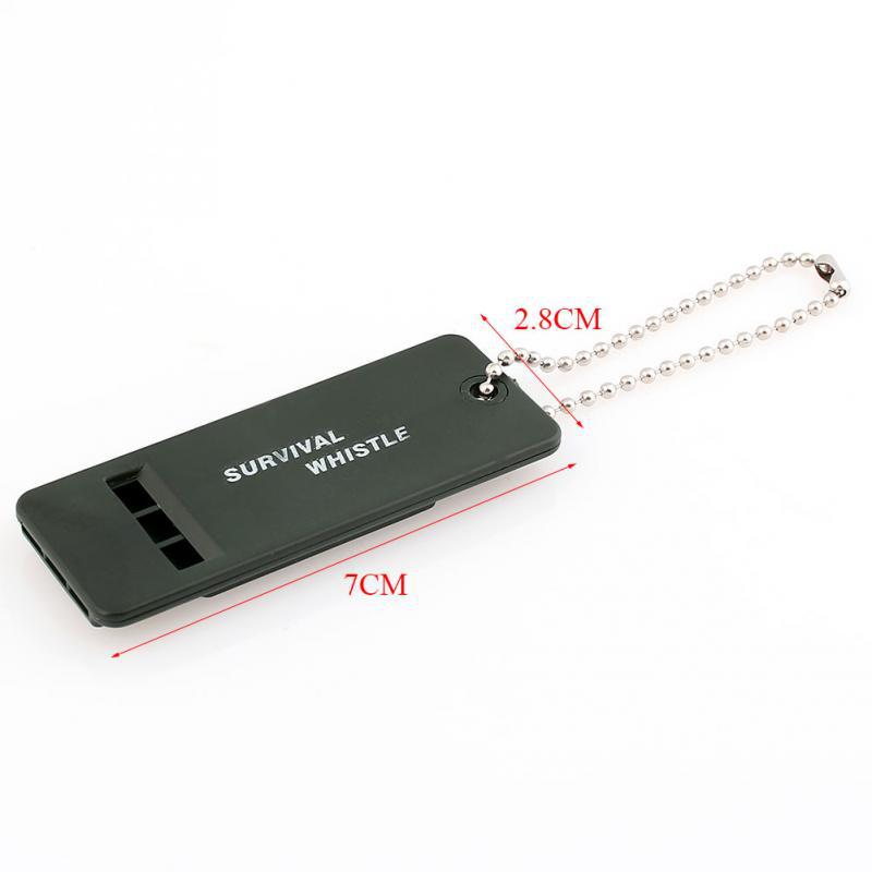 Eprolo outdoor hiking camping survival whistle with three high-frequency sound settings, portable and suitable for mountaineering and first aid.
