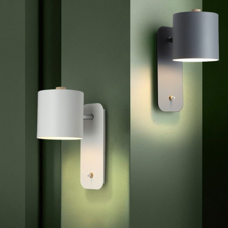 Eprolo Nordic minimalist wall lamp with macaron LED design, suitable for bedroom, study, dining room, or corridor lighting.