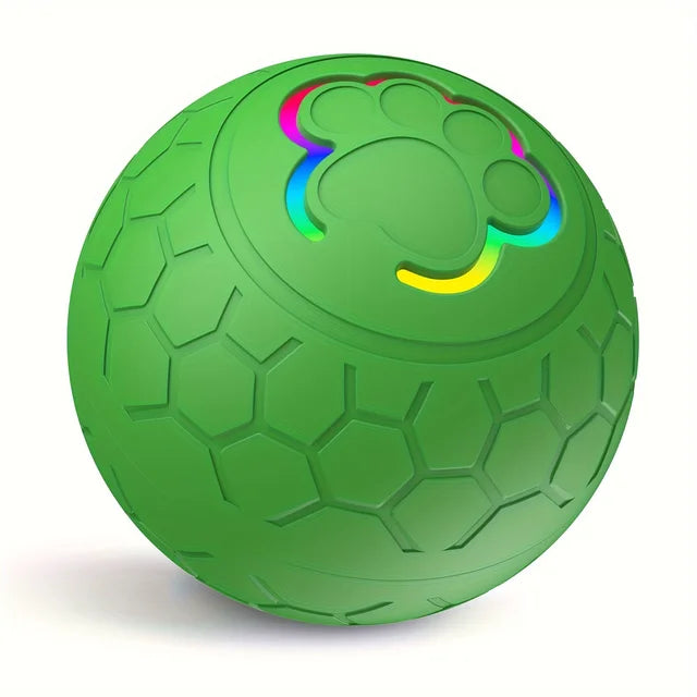 Rechargeable eprolo interactive pet toy ball with smart bouncing, bite-resistant design for engaging play for dogs and cats.