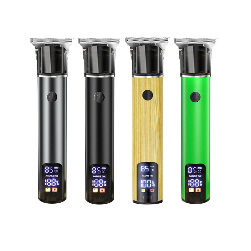 Electric eprolo hair clipper with oil, cutting head, and carving blade for bald head and hair trimming.