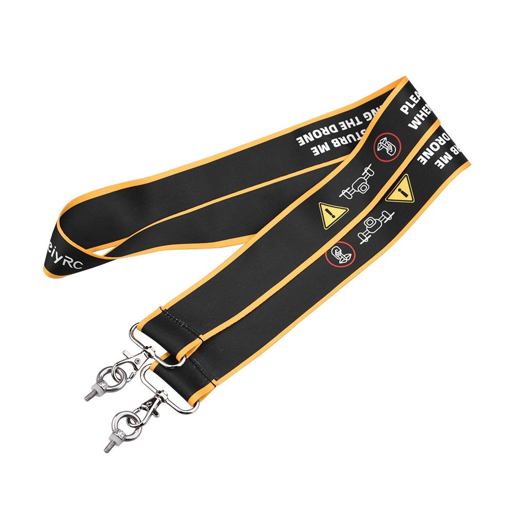 Eprolo neck strap with safety slogan for DJI RC remote control, compatible with DJI Mini 3 Pro drone, hanging accessory.