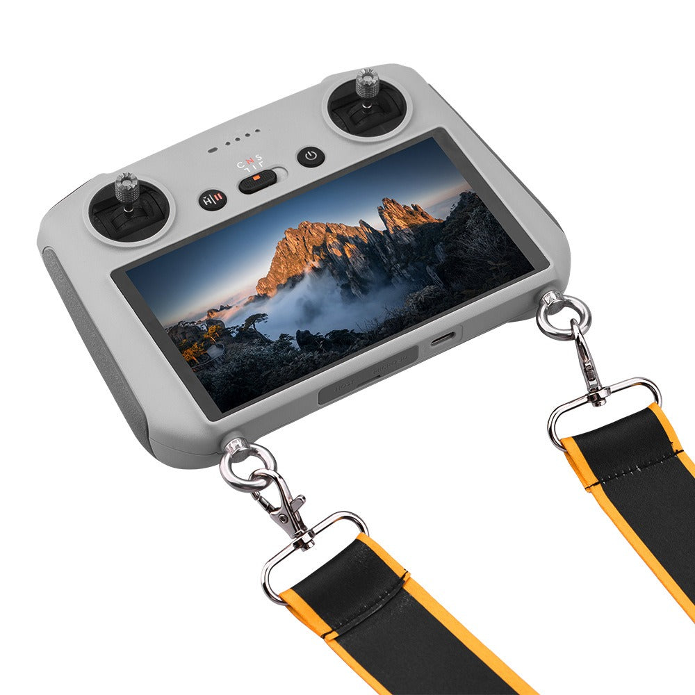 Eprolo neck strap with safety slogan for DJI Mini 3 Pro drone remote control, hanging accessory for secure handling.