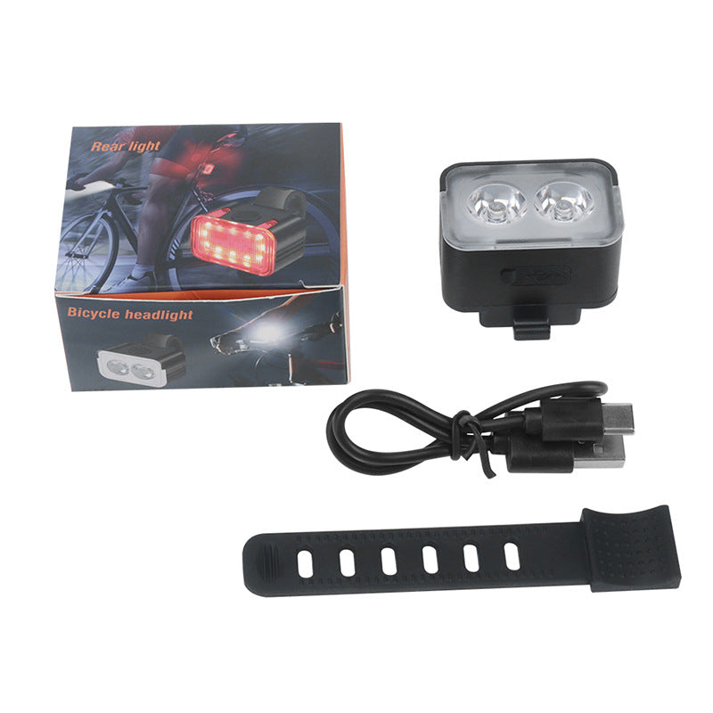 Eprolo bicycle headlights and taillights mounted on bike handlebars, rainproof cycling lights for mountain and road bikes, suitable for children