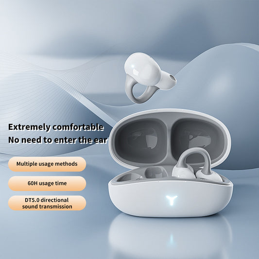 Eprolo OWS wireless Bluetooth earclip earphones with high sound quality, noise reduction, and long-range connectivity.