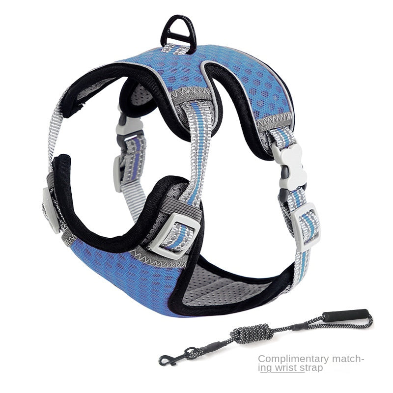 Eprolo pet harness vest for cats with leash, outdoor anti-struggle cat walking rope and lead, adjustable for comfortable fit