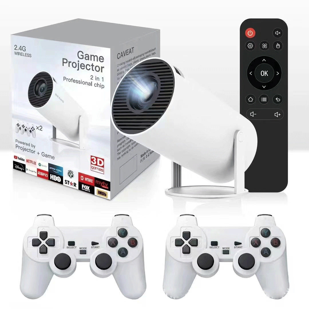 Eprolo HY300/P30 4K Android 11 game console with HD projection, home projector, and sleek design.