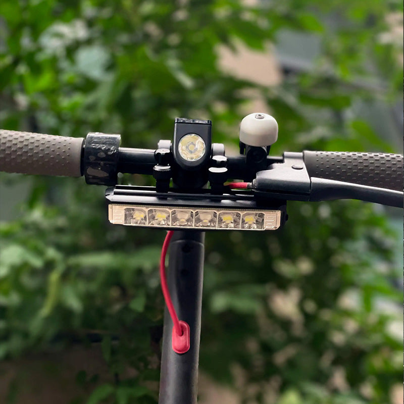 Eprolo high-capacity waterproof scooter and bike light with bright LED illumination, designed for visibility and safety during night rides.