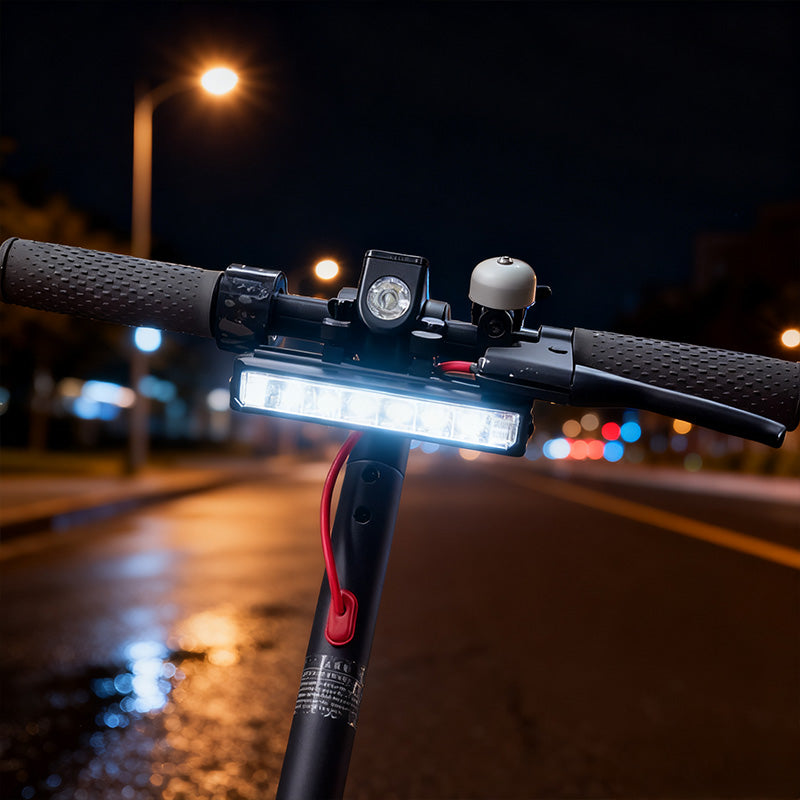 eprolo high-capacity waterproof scooter and bike light with bright LED illumination and durable housing, suitable for outdoor riding.