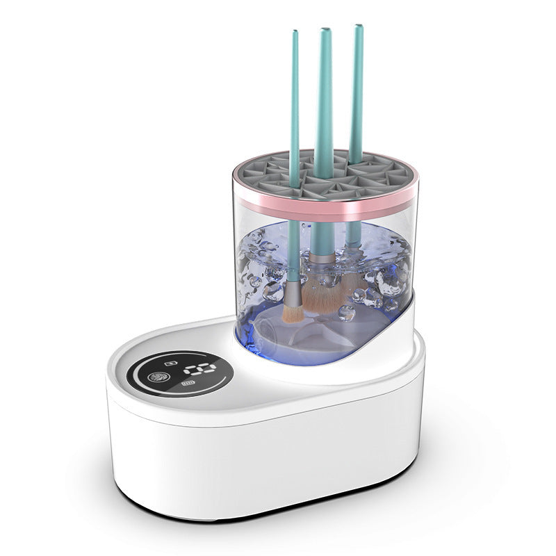Electric Makeup Brush Cleaner Rechargeable Makeup Brushes Cleaning Tool Automatic Makeup Brush Cleaning Stand Device - American Smart