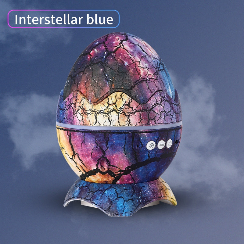 eprolo LED Dinosaur Egg Star Sky Projection Light with remote, Bluetooth music, ideal for Christmas and night sky ambiance.