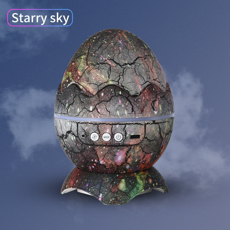 Eprolo LED dinosaur egg star sky projection light with remote control, Bluetooth music, and starry night atmosphere projector.