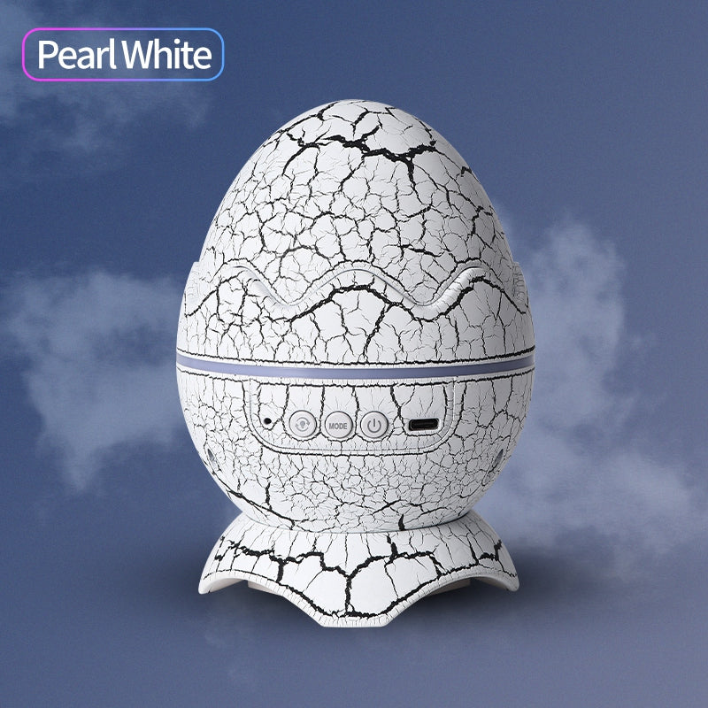eprolo LED dinosaur egg star sky projection light with remote control, Bluetooth music, and night sky star projector for festive atmosphere