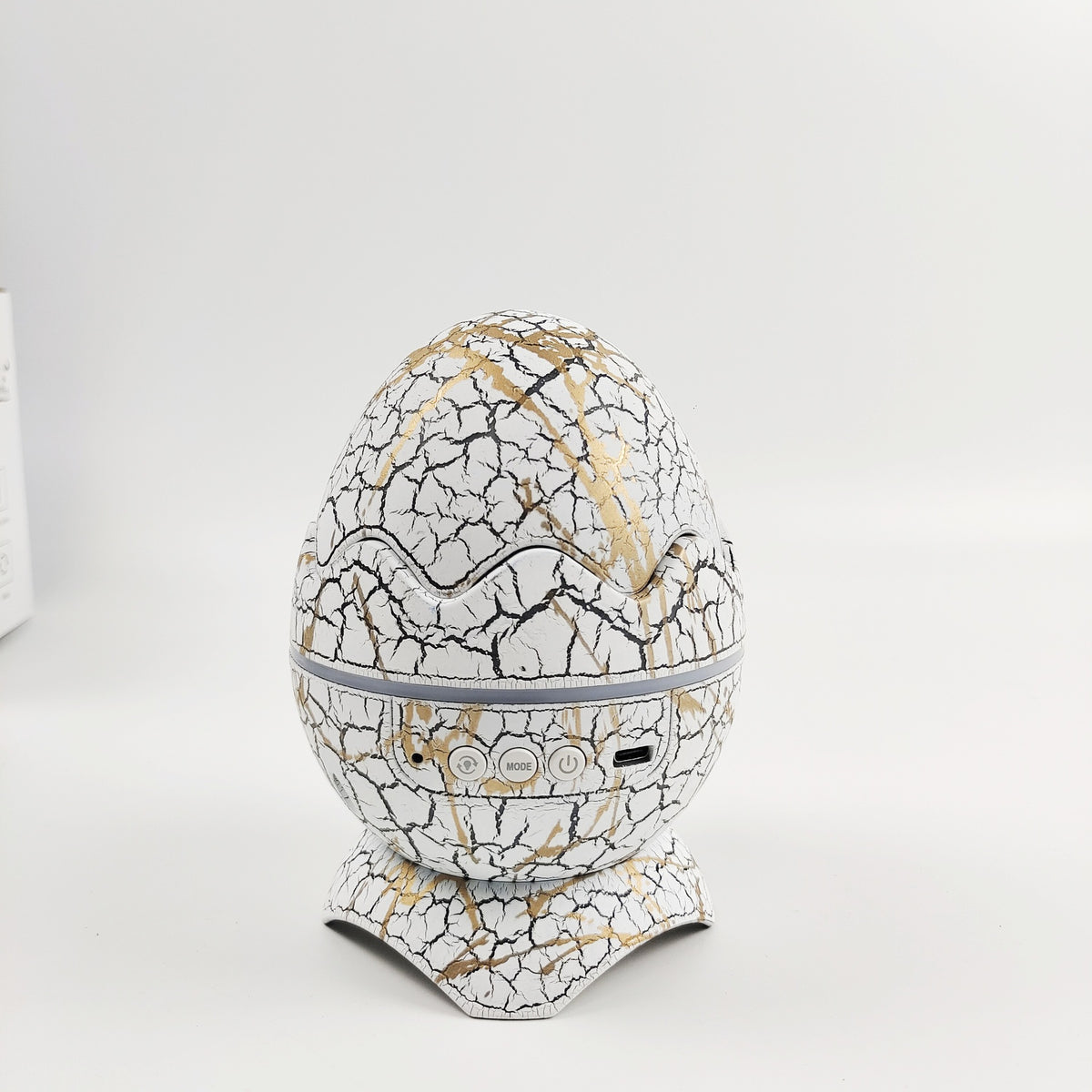 Eprolo LED dinosaur egg star sky projection light with remote control, Bluetooth music, and night sky star projector for festive ambiance