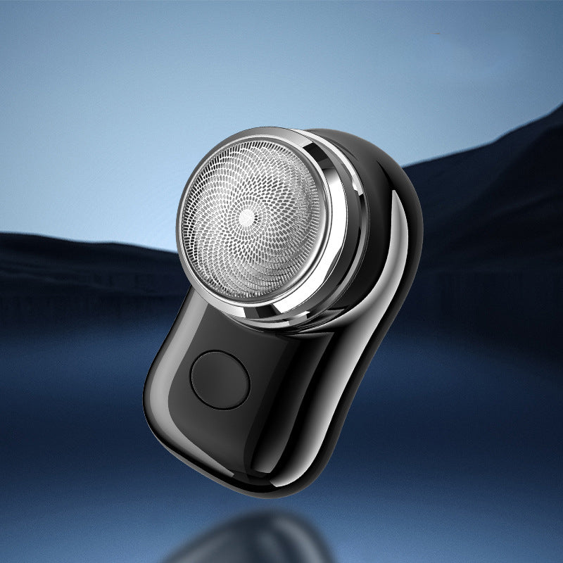 Eprolo men's electric shaver with mini wash feature, portable design, car charging, and beard trimming capabilities.