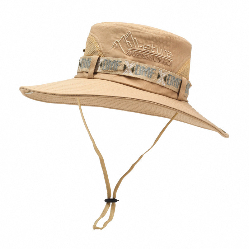 Men's outdoor bucket hat by eprolo with wide brim for sun protection, ideal for fishing, beach, and hiking activities.