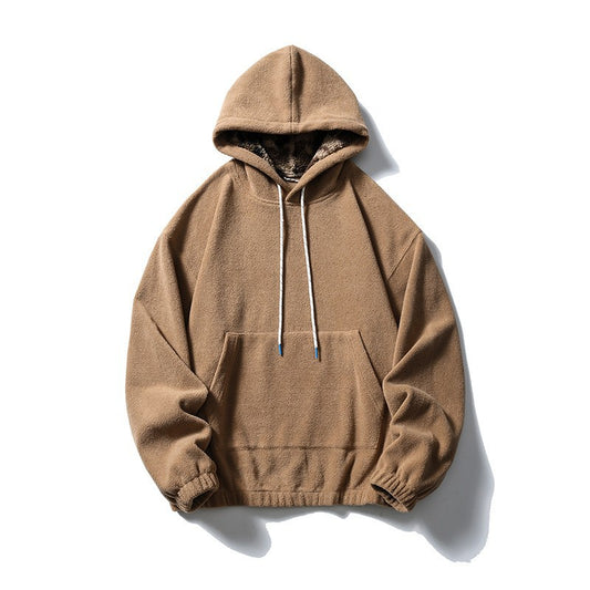 Casual mountain-style eprolo hoodie outwear with lining, pullover sweatshirt featuring a cozy, comfortable fit and outdoor-inspired design.