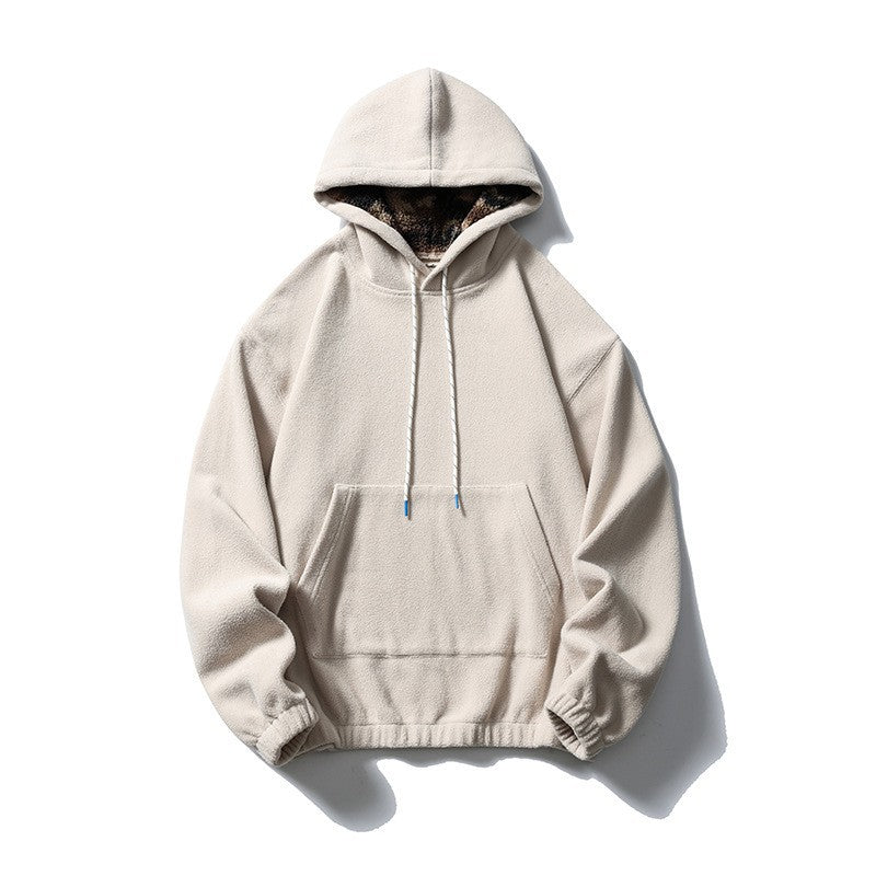 Eprolo casual mountain-style hoodie with lining, featuring a pullover sweatshirt design and outdoor-inspired fashion details.