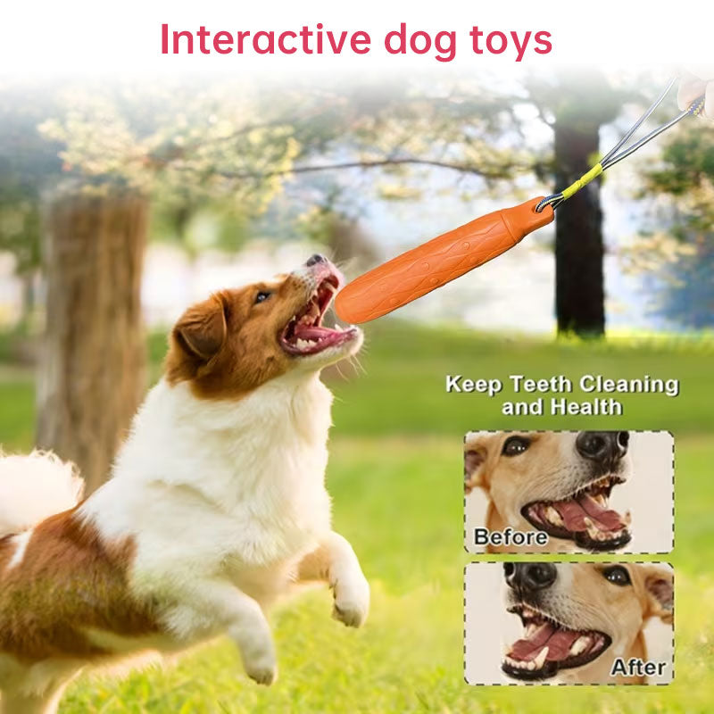 Large eprolo indestructible dog chew toy made of EVA molar sticks, rope-free, safe for aggressive chewers, durable and fun.