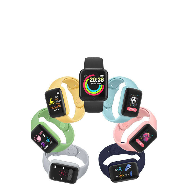 D20S smart bracelet 1.44  inches screen Y68 smart bracelet heart rate blood pressure monitoring pedometer bracelet - American Smart