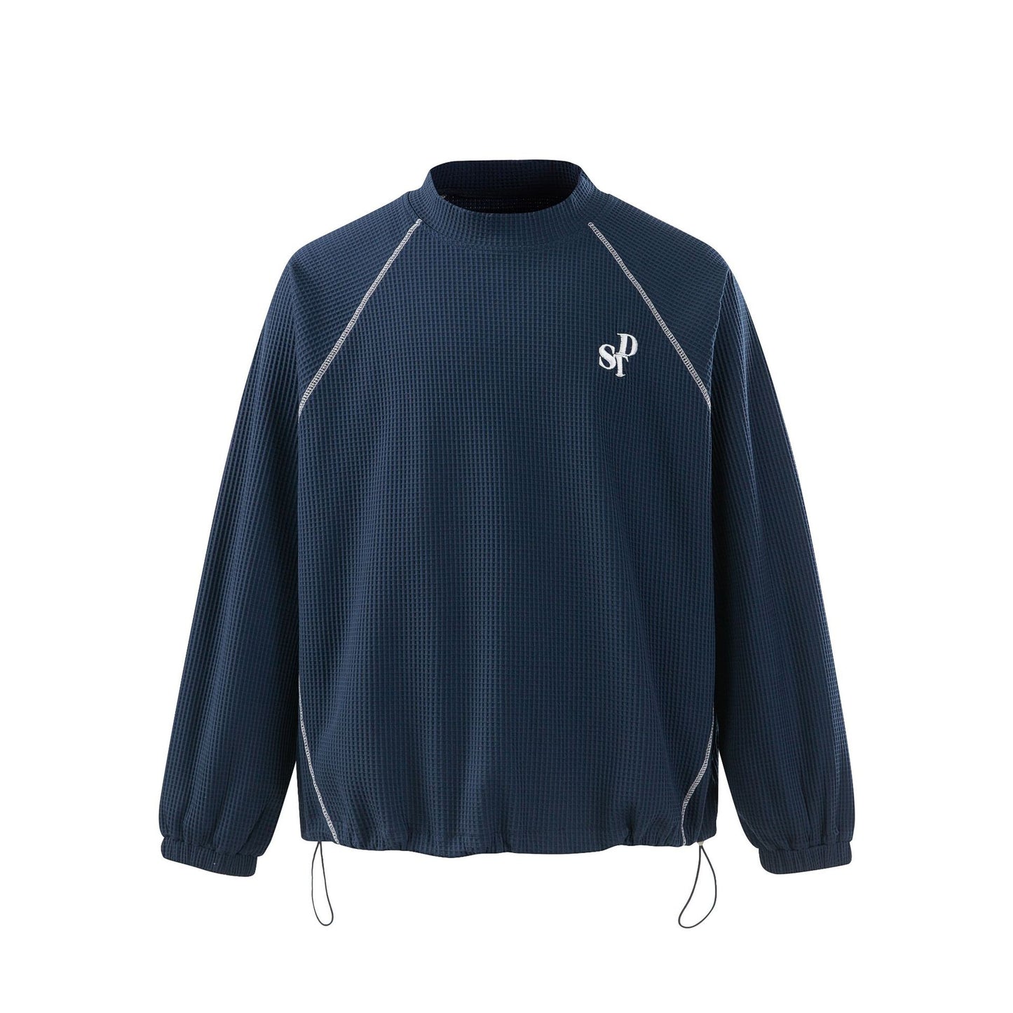 Eprolo unisex long sleeve T-shirt with simple outdoor style, basic casual top in solid fabric, front view.