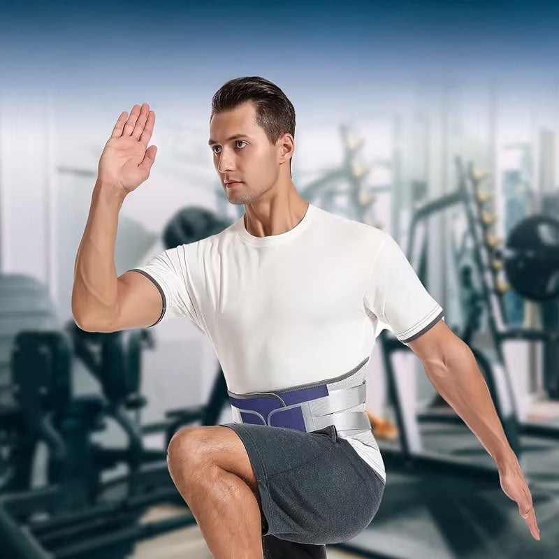 Adjustable Back Support Belt - Pain Relief for Men & Women, Sciatica, Scoliosis, Herniated Disc, Posture Corrector - American Smart