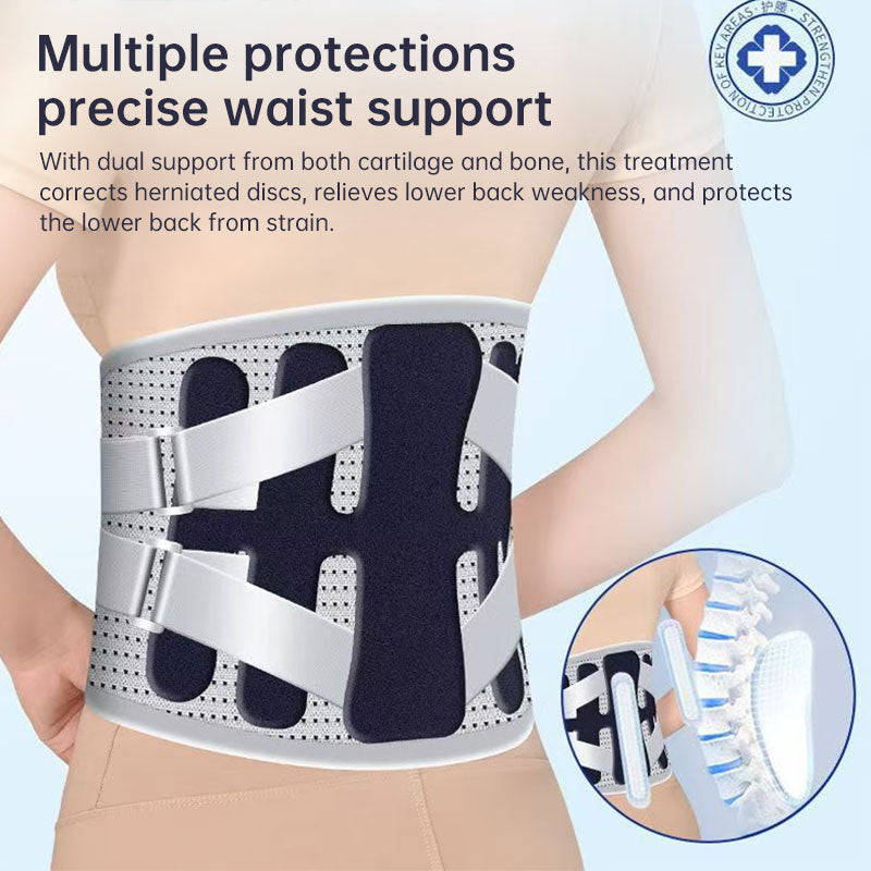 Adjustable Back Support Belt - Pain Relief for Men & Women, Sciatica, Scoliosis, Herniated Disc, Posture Corrector - American Smart