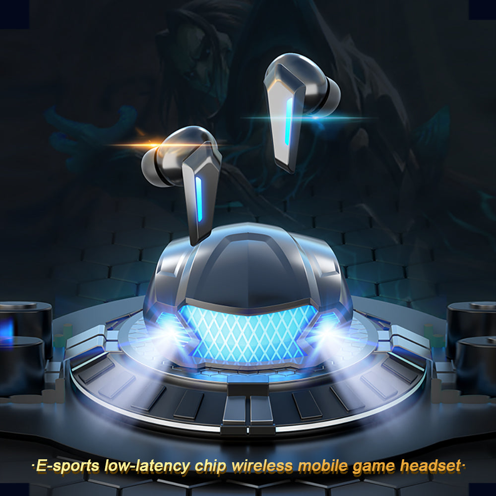 Wireless Bluetooth earphones M5 by eprolo, in-ear gaming earbuds with noise reduction and low latency for esports and gaming.