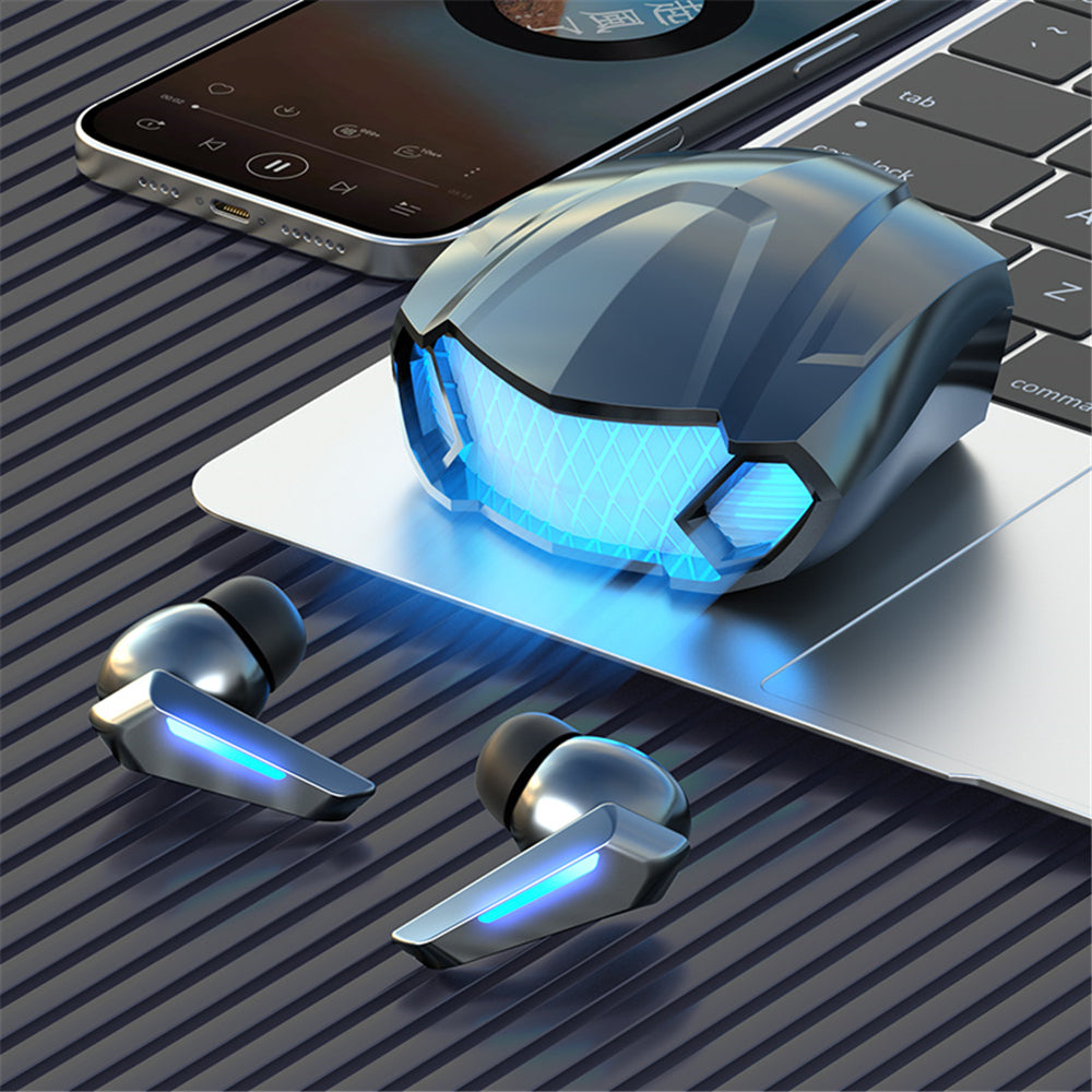 Eprolo Wireless Bluetooth Earphones M5 private model with noise reduction, low latency, in-ear design for gaming and esports.