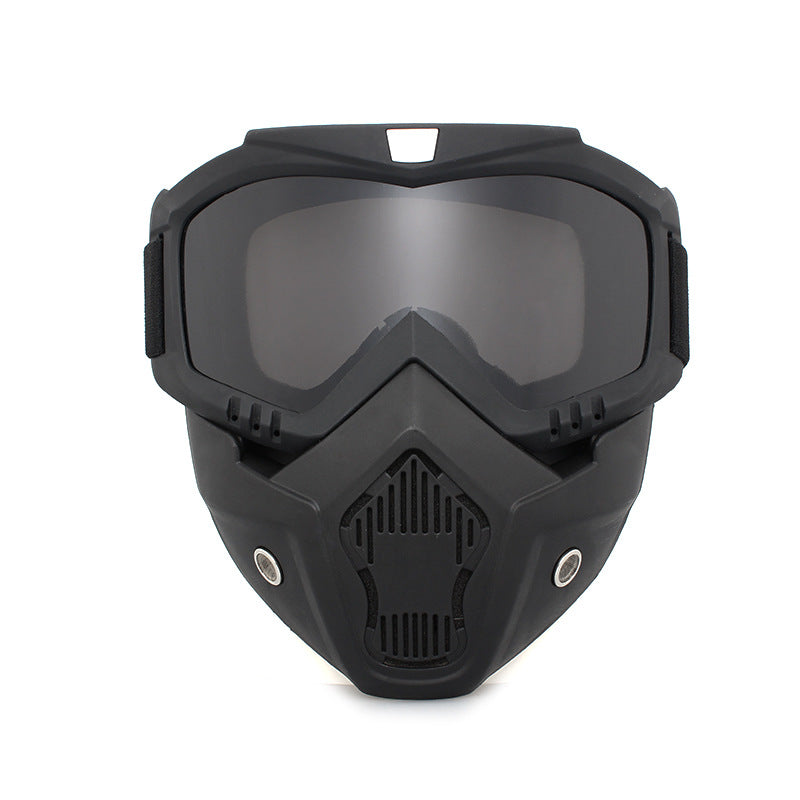 Retro Harley goggles mask by eprolo, off-road motorcycle goggles with wind and sand protection, fit for tactical and ski helmet use.