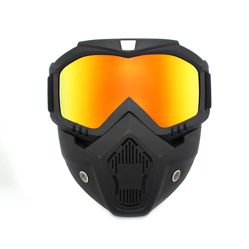 Eprolo retro Harley goggles mask with off-road design, tactical wind and sand protection, suitable for motorcycle and ski gear.