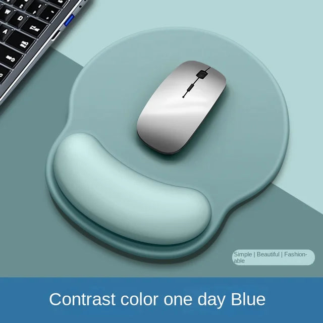 eprolo gradient silicone mouse pad wrist support with logo, ergonomic wrist guard for computer use, flexible and comfortable.