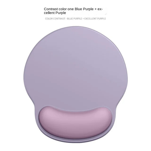 Eprolo gradient silicone mouse pad with wrist guard and support, featuring logo and ergonomic design for female computer users.