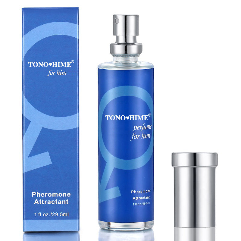 Eprolo Moai Perfume Pheromones for couples, featuring gold powder, designed for enhancing intimacy and attraction.