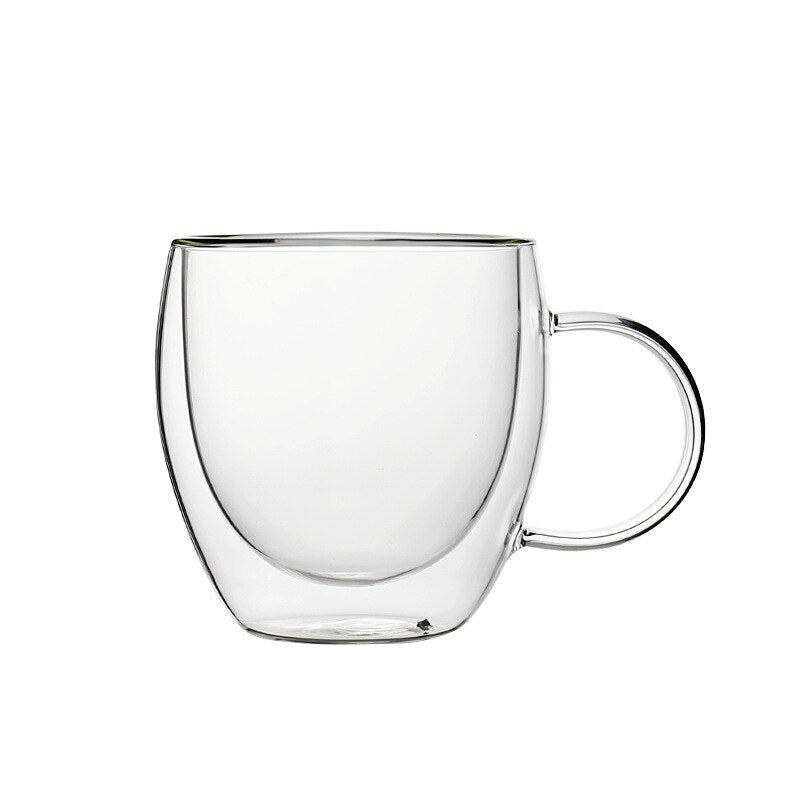 Creative Cute Bear Coffee Mugs Double Glass Cup Animal Double-layer Milk Juice Tea Mug Cup Lady Valentine's Day Christmas Gift - American Smart