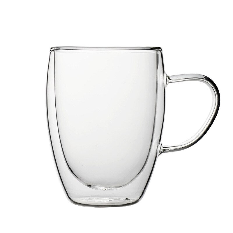 Creative Cute Bear Coffee Mugs Double Glass Cup Animal Double-layer Milk Juice Tea Mug Cup Lady Valentine's Day Christmas Gift - American Smart