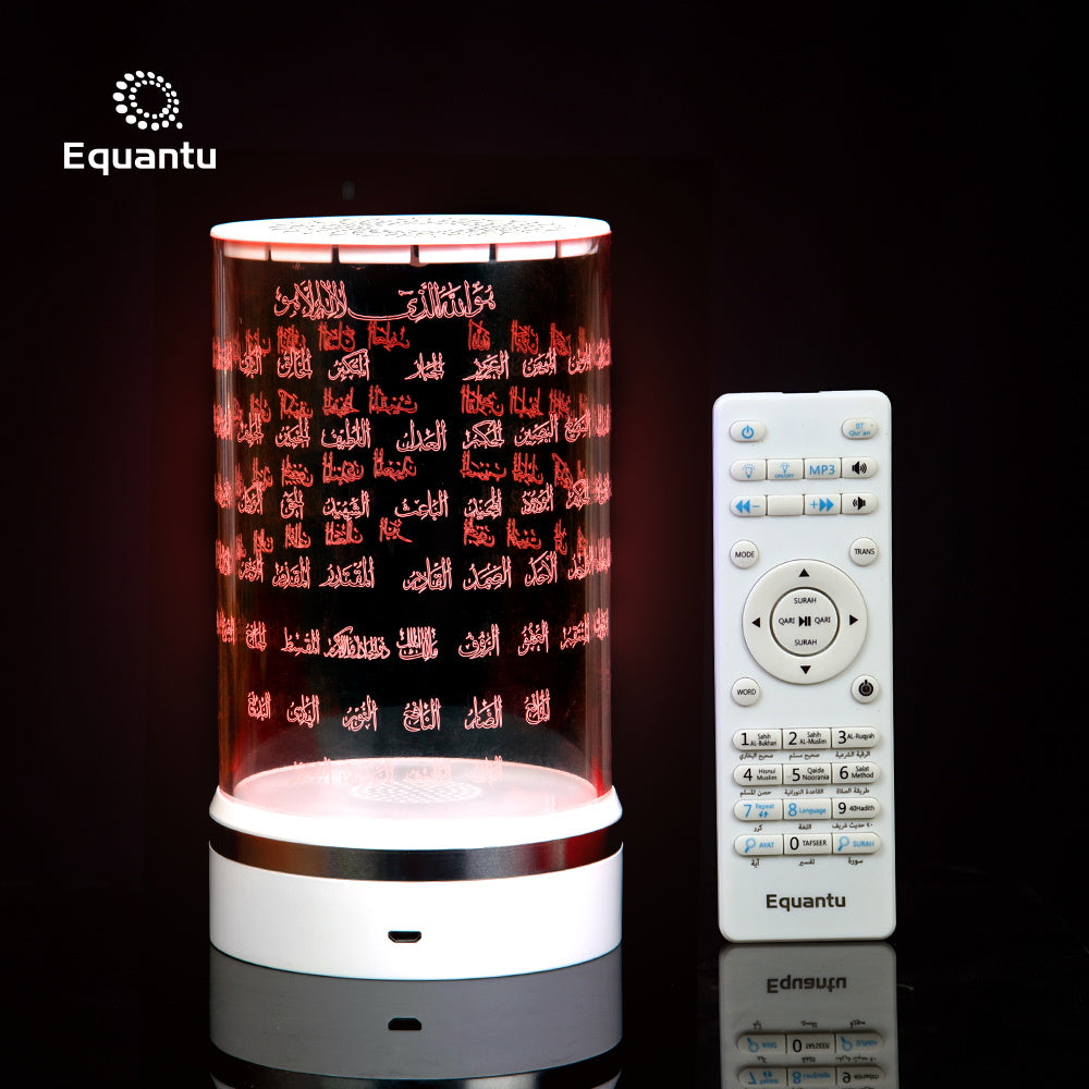 Eprolo smart portable small desk lamp with acrylic touch cylinder design, color remote control, and night light feature.