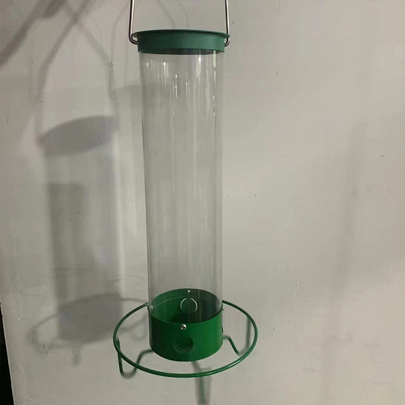 eprolo squirrel-proof spinning bird feeder with hanging weight-activated seed dispenser, designed to keep squirrels out and attract birds