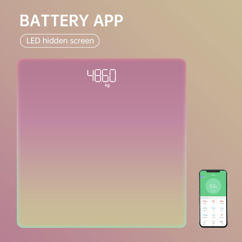 eprolo ocean green Bluetooth electronic weight scale with height measurement and body fat analysis for home health monitoring