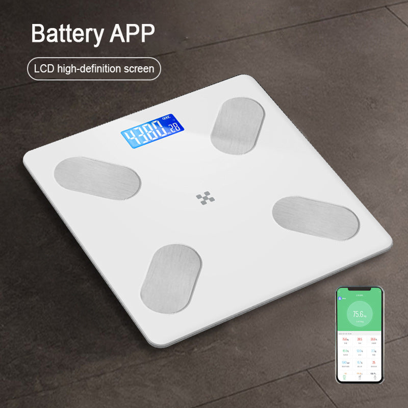 eprolo ocean green Bluetooth digital weight scale with height measurement, body fat analysis, and health tracking features.