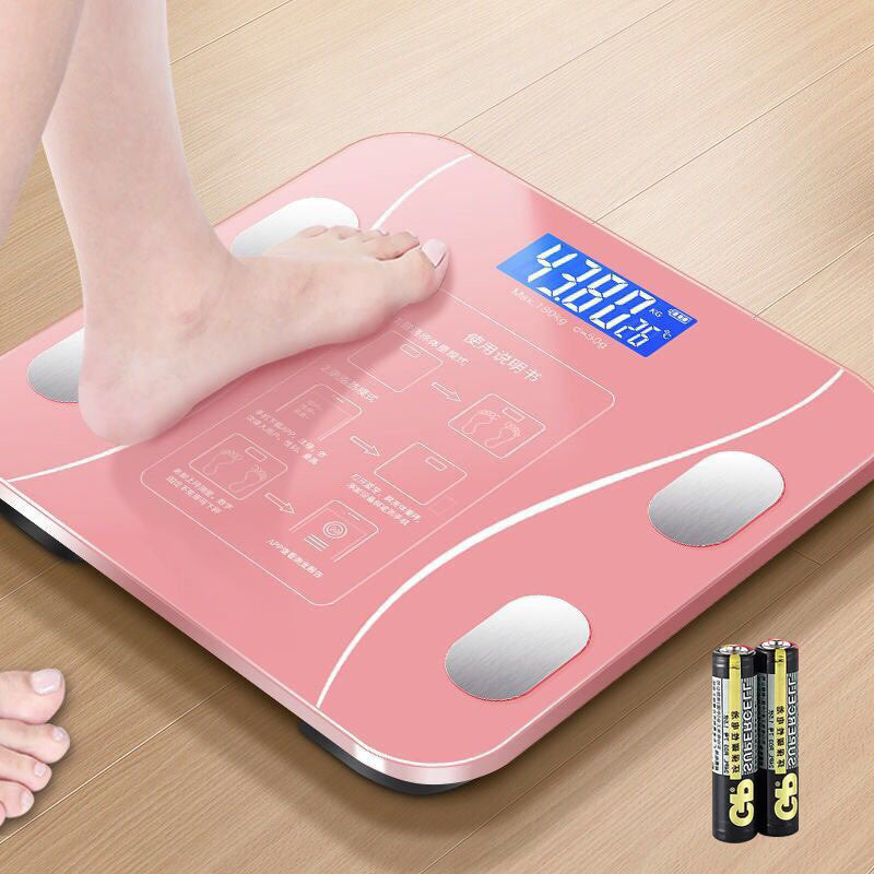 Eprolo ocean green Bluetooth smart digital weight scale with height measurement and body fat analysis for home health tracking