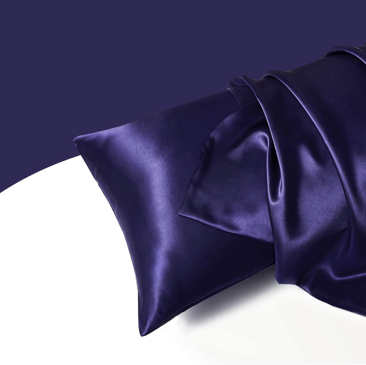Simulation silk solid color polyester pillowcase envelope pillow pillow cases pillow pair multi-color - American Smart